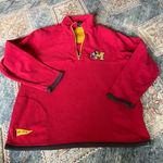 Disney Vintage Mickey And Co Mickey Mouse Embroidery‎ Quarterzip Pullover Size Large Photo 0