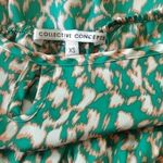 Collective Concepts  Jade Green Graphic Print High Low Dress Photo 6