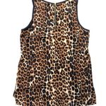 EXPRESS Leopard Tank Keyhole Front, Zipper Back Photo 1