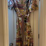 Who What Wear NWOT  Printed Wrap Dress Photo 2