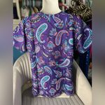 Vera Bradley  Floral Paisley Scrub Top Photo 4