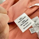 Azazie  Kori A-Line Ruched Chiffon Dress in‎ Mai Tai Size A12 Photo 5