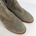 Vince Camuto  Women's Pevista Taupe Suede Leather Ankle Boots Bootie Photo 10