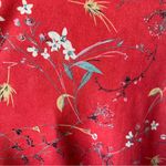 Solitaire  Anthropologie NWT Floral Faux Suede Open Front Boho Jacket Large Photo 11