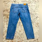 ZARA high rise distressed jeans size 8 baggy loose fit ankle cropped length Photo 2