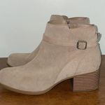 Koolaburra By Ugg Womens Erena Ankle Booties Brown Block Heels Zip Buckle Sz 10 Tan Photo 3