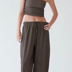 ZARA Ruched Textured Tube Top Photo 3