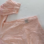 Torrid  Pink Cotton Clip Dot Lace Trim Long Sleeve Button Up Top Size 3X Photo 7