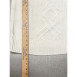 J.Crew  Sweater S Turtleneck Cambridge Cable Fisherman Wool Blend  Aran Photo 5