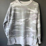 Aerie  Gray Camouflage Sweatshirt Small Photo 0