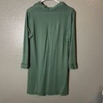 Liquido Athleisure Tunic Dress Size M | Olive Green Long Sleeve Polo Mini Size M Photo 2