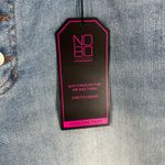 No Boundaries  Mom Jeans Womens 19 Blue Denim Stretch High Rise Slim Distressed Photo 5