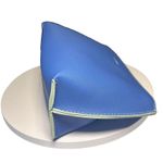 La Mer Zippered Cosmetic Makeup Beauty Blue Bag Photo 5