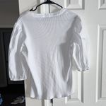 Ophelia Roe Elegant White Button-Up Women's Blouse Photo 5