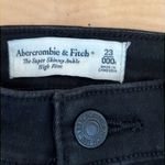 Abercrombie & Fitch Super Skinny Ankle High Rise Black Jeans - NWT Photo 2
