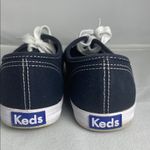 Keds  Dark Blue Canvas Shoes with White Accents size 7.5 Photo 4