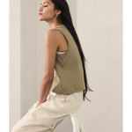 Athleta  XL Classic Slub Muscle Tank Moss Photo 2