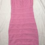 SEVEN WONDERS pink crotchet dress Size 6 Photo 1