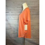 Athleta NWT  Breezy V-Neck Short Sleeve T-Shirt XL Orange Lightweight Scoop Tee Photo 2