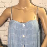 Urban Outfitters  Tank Dress Sleeveless Blue Plaid Photo 1