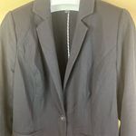 Lane Bryant  Women's Black Blazer Jacket Size 18 Single-Button Business Corporate Photo 3