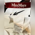 Max Mara Brown White Black Floral Print Pencil Midi Skirt Size 8 Photo 7