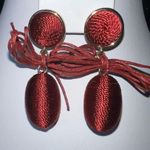 SugarFix by Bauble Bar Red Thread Dangle Earrings Photo 2