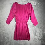 Mary Jo Bruno Dress Womens Medium Barbie Pink 100% Silk Mini Classic Feminine Photo 1