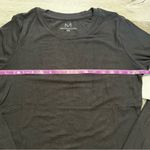Magaschoni  Micromodal Long Sleeve Black Tshirt size M Photo 3