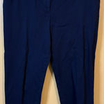 Talbots Navy Slim Crop Pants - Size 10 - Excellent Condition! Photo 0
