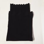 Good American Skirt Women Size 0 Black Ribbed Bodycon Stretch Pencil Midi Photo 7