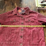Skies Are Blue  Mulberry Corduroy & Flannel Jean Jacket Style Jacket Size Medium Photo 9