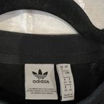 Adidas  Black Trefoil Logo Sweatshirt Size Large Photo 3