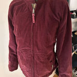 Harley Davidson Women's Reversible Harley Davidson Maroon Corduroy Jacket Coat s Red Photo 0