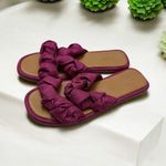 Universal Threads Universal Thread Barbie Pink Knotted Slide Sandals - Size 8.5 Photo 1