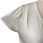 cha cha vente Cap Sleeve Knotched out Back T-shirt Photo 5