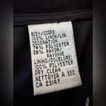 Talbots Vintage Irish Linen Black With Floral Embroidered Jorts Lined Bloomers Photo 4