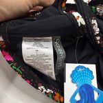 Skinny Dippers Dora Daisey Mae Bikini Top Black Floral Lace Ruffle Size L New Size L Photo 4