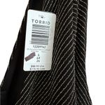 Torrid  Maxi Glitter Knit Gold Silver Sparkle Jumpsuit Metallic Wide-leg Sz 4X Photo 7