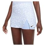 Nike Athletic Blue Dri-Fit Flower Printed Skirt Photo 0