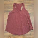 Lululemon  Love Tank Top Size 8 Burgundy Red Maroon Photo 0