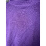 Vintage Snuggler Ski Wear Purple Wool Blend Turtleneck Sweater Size S Embroidery Photo 2