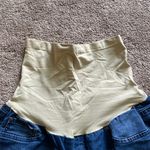 Blue Savvy  Maternity Distressed Cropped Jeans SIZE XL Photo 3