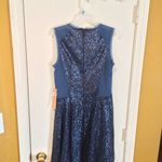 Rachel Roy  women's size 2 sparkle sequin embellished frayed sleeveless dress Photo 3