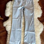 Guess 2000s era Y2K satin pants baby blue flare low rise pants Photo 7
