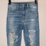 American Eagle  Medium Wash Next Level Stretch Super Hi Rise Jegging Jeans Photo 2