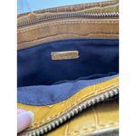 Madewell The Zip Top Transport Crossbody Bag Brown Embossed Crocodile Leather Photo 9