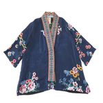 Johnny Was NWT  Maci Kimono in Blue Floral Jacket S $378 Photo 0