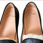 J.Crew  Women’s Cecile Smoking Slippers Black Leather Size 9.5 Quiet Luxury Photo 6