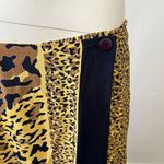 Ilyse hart 90s handkerchief navy gold beach sarong wrap maxi style skirt 8 Blue Photo 7